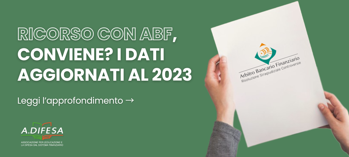 Visual ADifesa – Blog – Ricorso ABF, conviene? I dati aggiornati al 2023